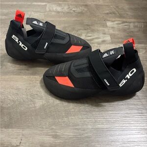 Adidas Black and Red Rock Climbing Shoes